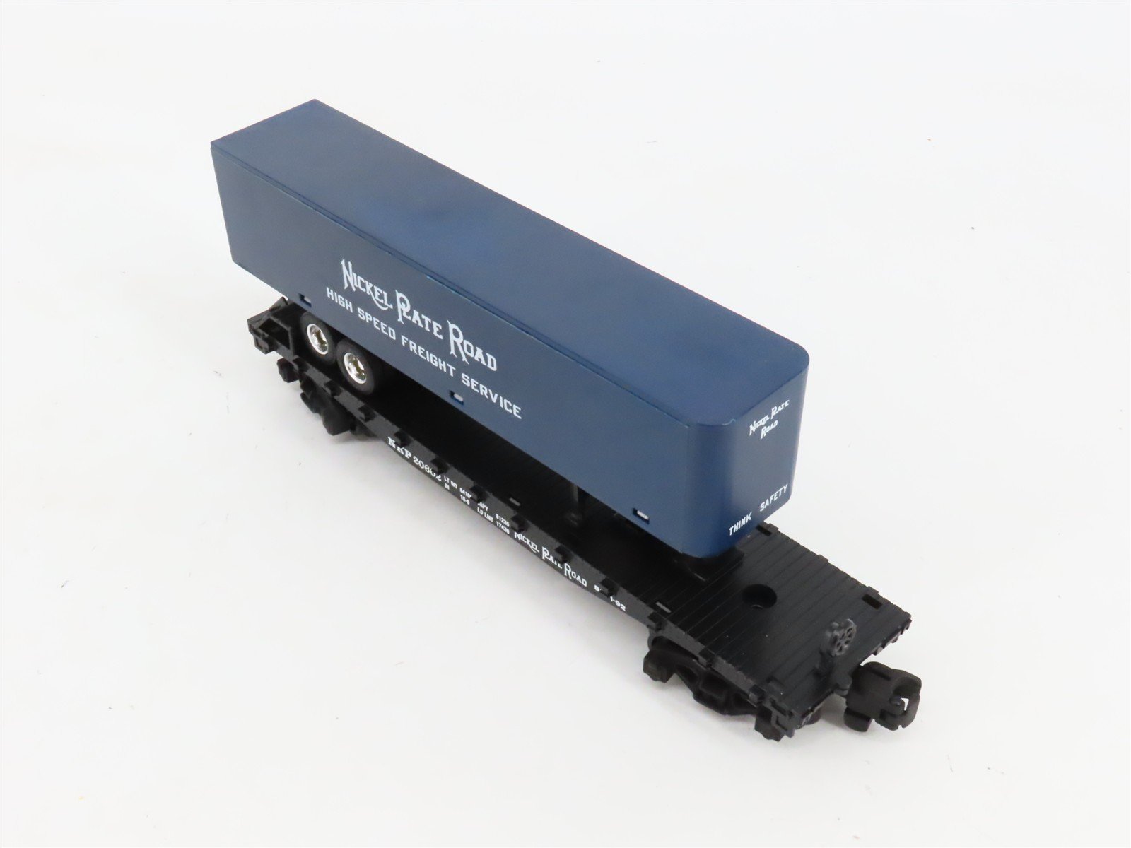 S Scale American Flyer 6-48479 NKP Nickel Plate Road Flatcar #20602 w/Trailer