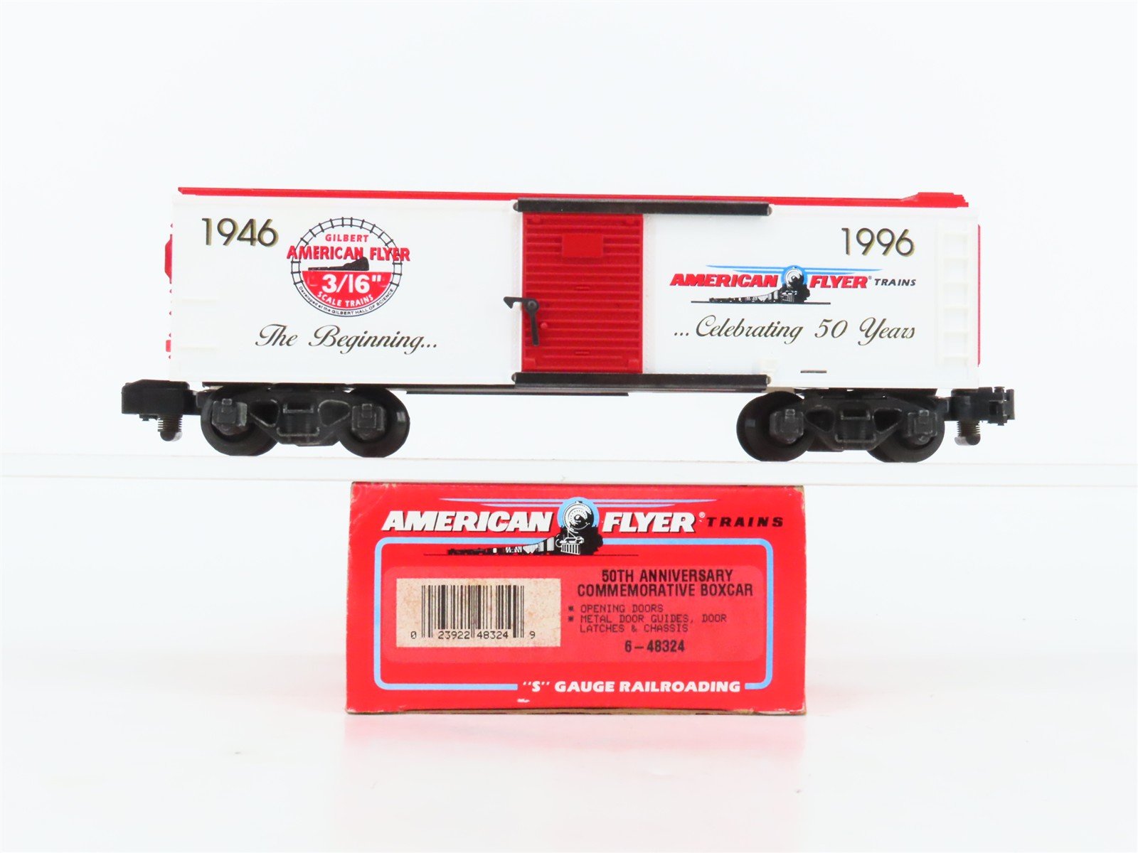 S Scale American Flyer 6-48324 50th Anniversary Commemorative Boxcar