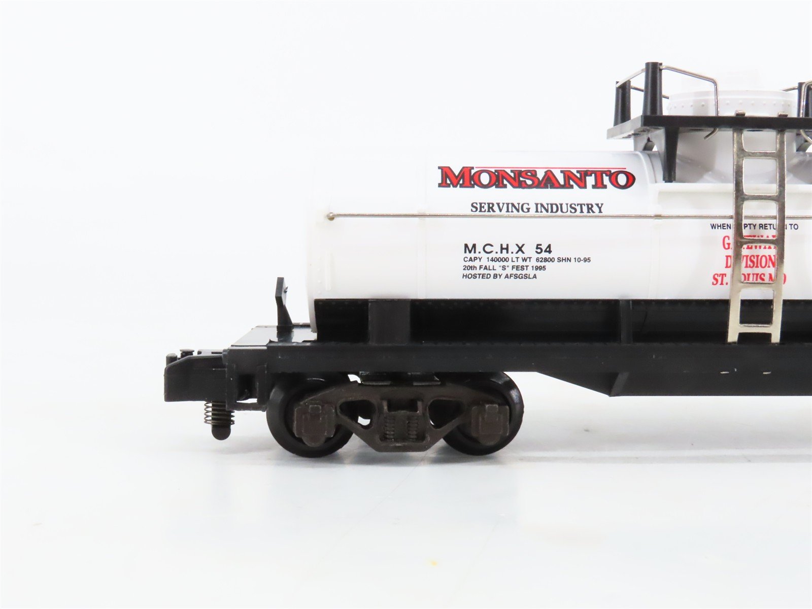 S Scale American Flyer 6-48495 MCHX Monsanto Single Dome Tankcar #64
