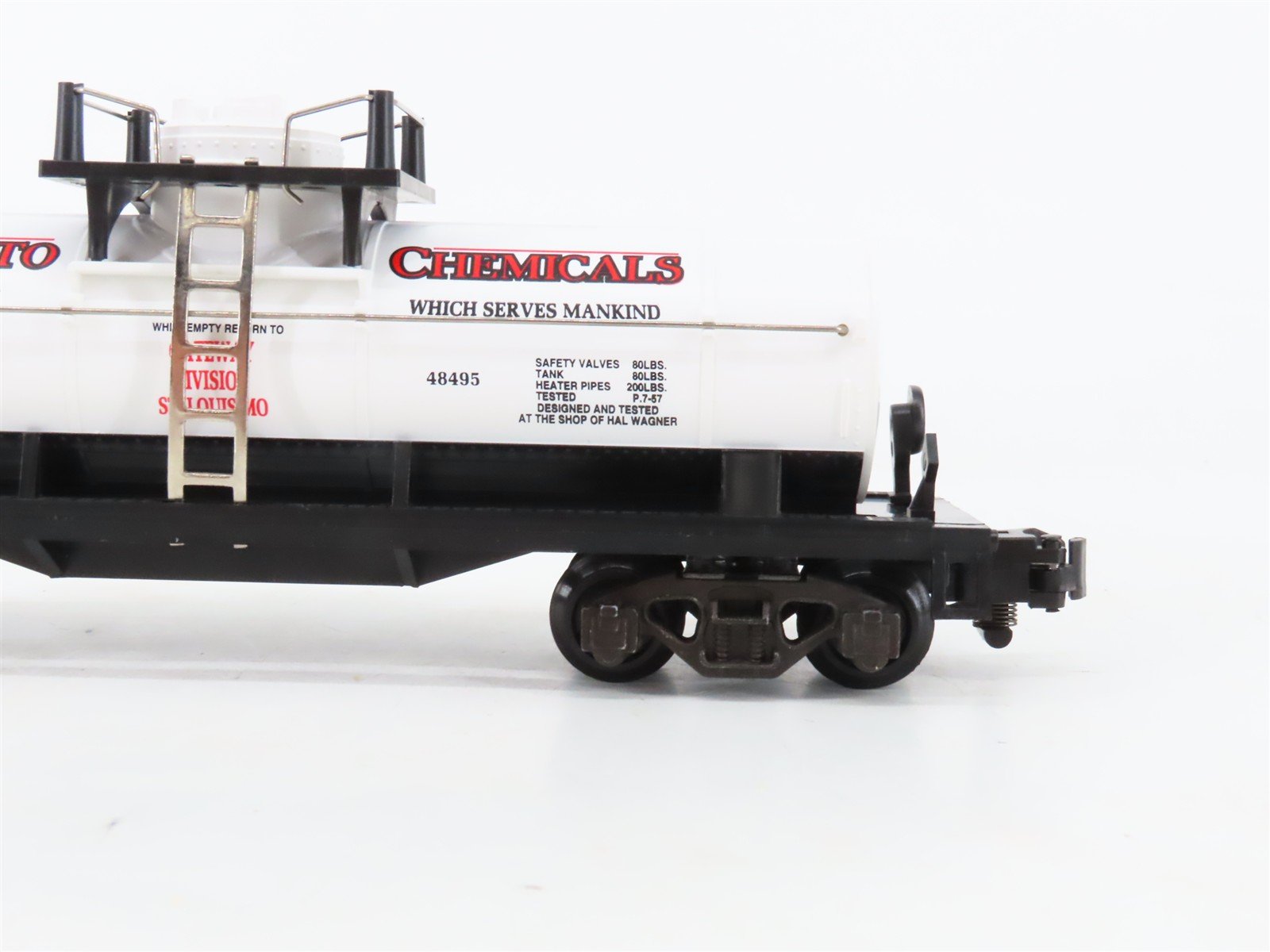 S Scale American Flyer 6-48495 MCHX Monsanto Single Dome Tankcar #64
