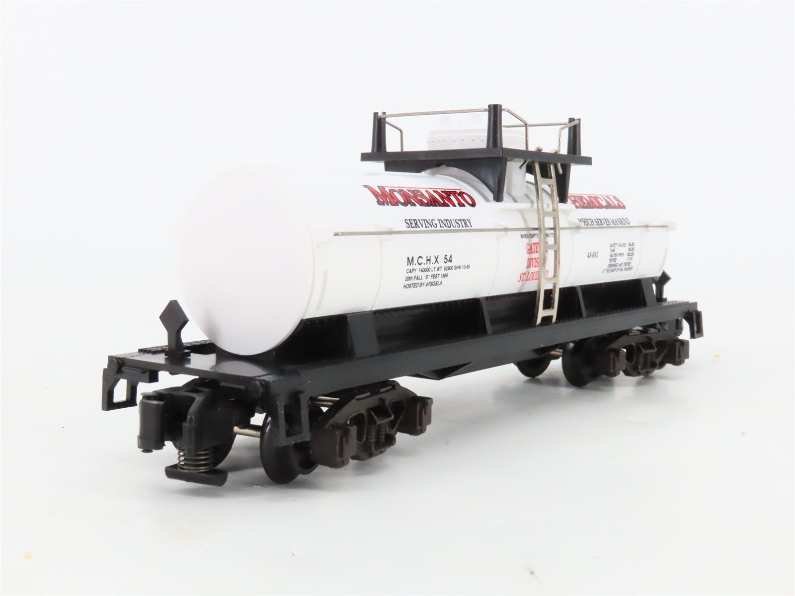 S Scale American Flyer 6-48495 MCHX Monsanto Single Dome Tankcar #64