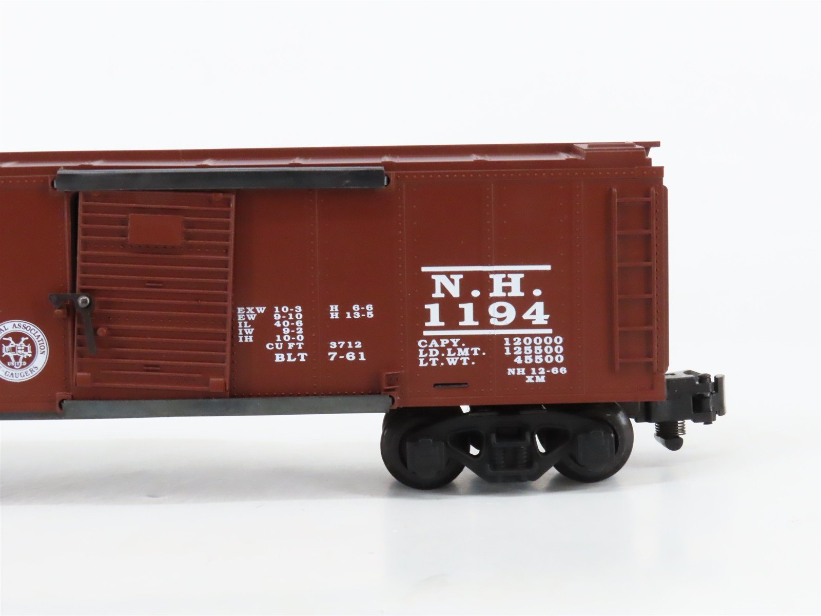 S Scale American Flyer 6-48486 NH New Haven 1994 NASG Commemorative Boxcar #1194