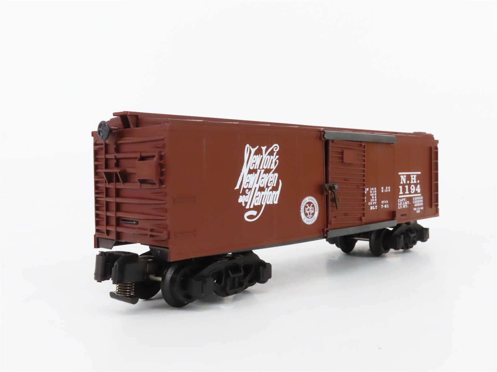 S Scale American Flyer 6-48486 NH New Haven 1994 NASG Commemorative Boxcar #1194