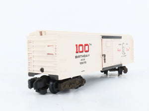 S Scale American Flyer 10075 AC Gilbert 100th Birthday Boxcar #10075