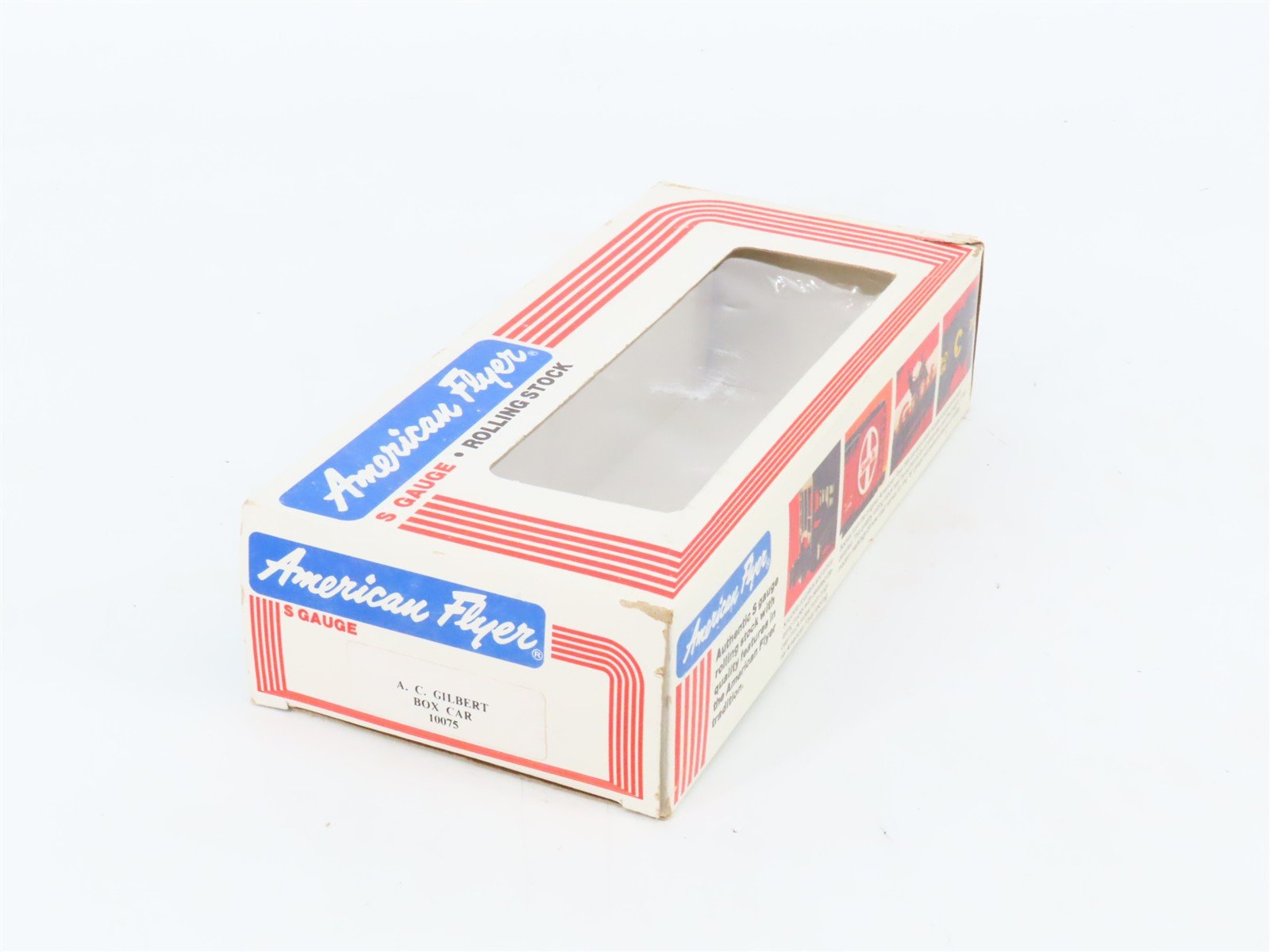 S Scale American Flyer 10075 AC Gilbert 100th Birthday Boxcar #10075