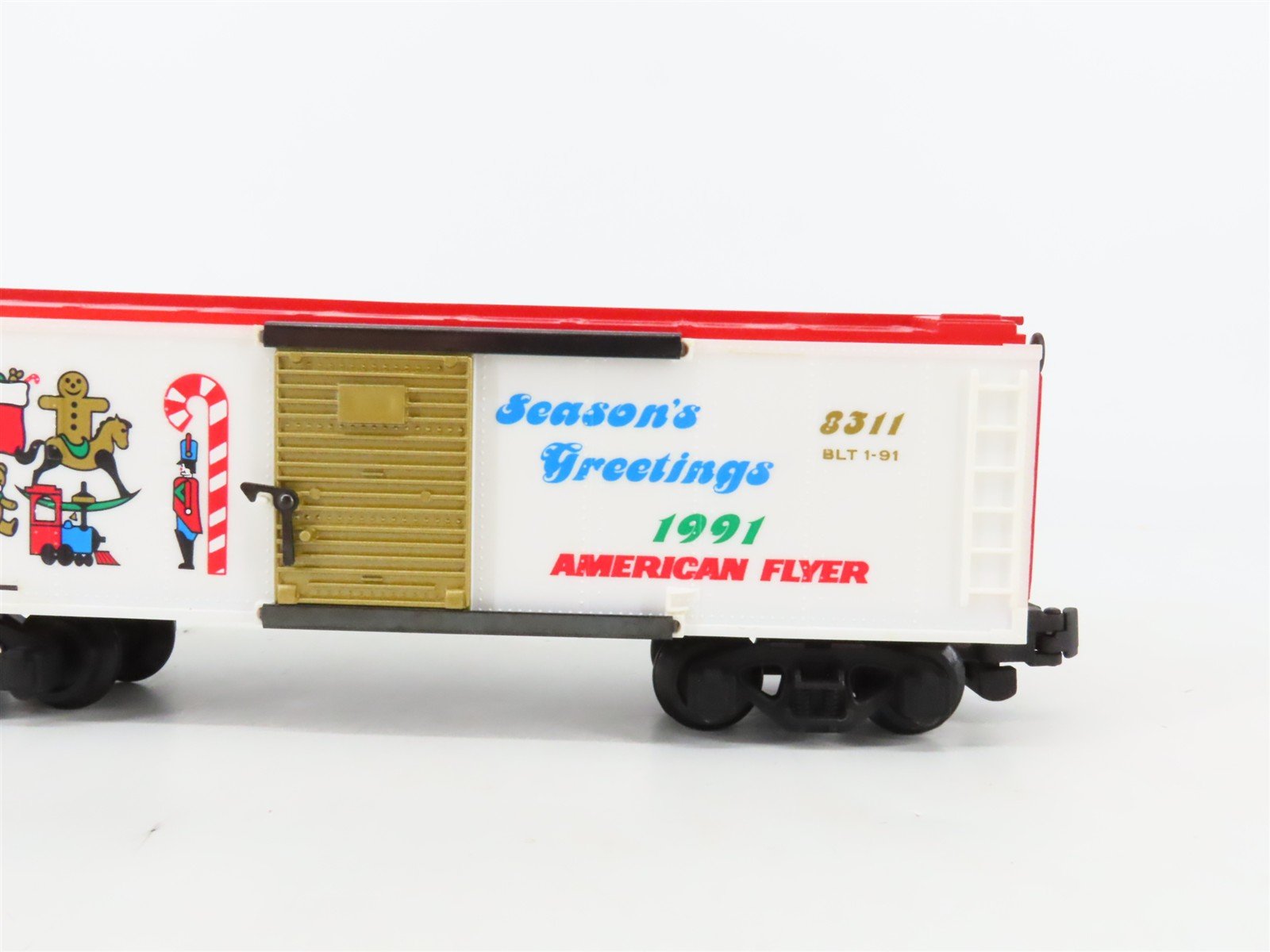 S Scale American Flyer 6-48311 Christmas Seasons Greetings Boxcar #1991