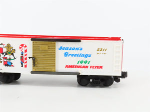 S Scale American Flyer 6-48311 Christmas Seasons Greetings Boxcar #1991