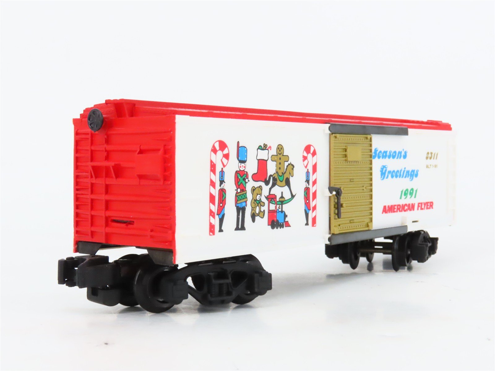 S Scale American Flyer 6-48311 Christmas Seasons Greetings Boxcar #1991