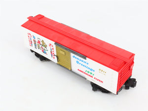 S Scale American Flyer 6-48311 Christmas Seasons Greetings Boxcar #1991