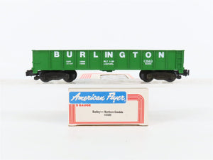 S Scale American Flyer 4-9300 CBQ/BN Burlington Northern Gondola #9300