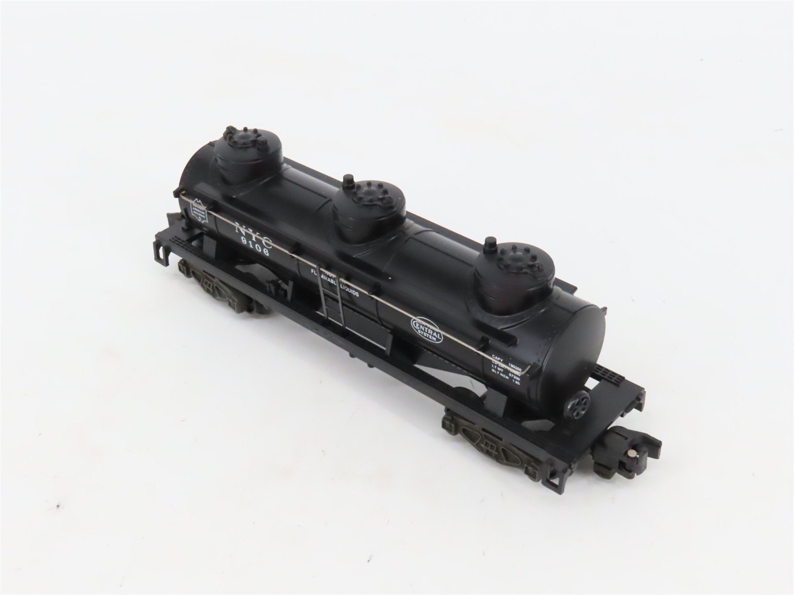 S Scale American Flyer 4-9106 NYC New York Central 3 Dome Tankcar #9106