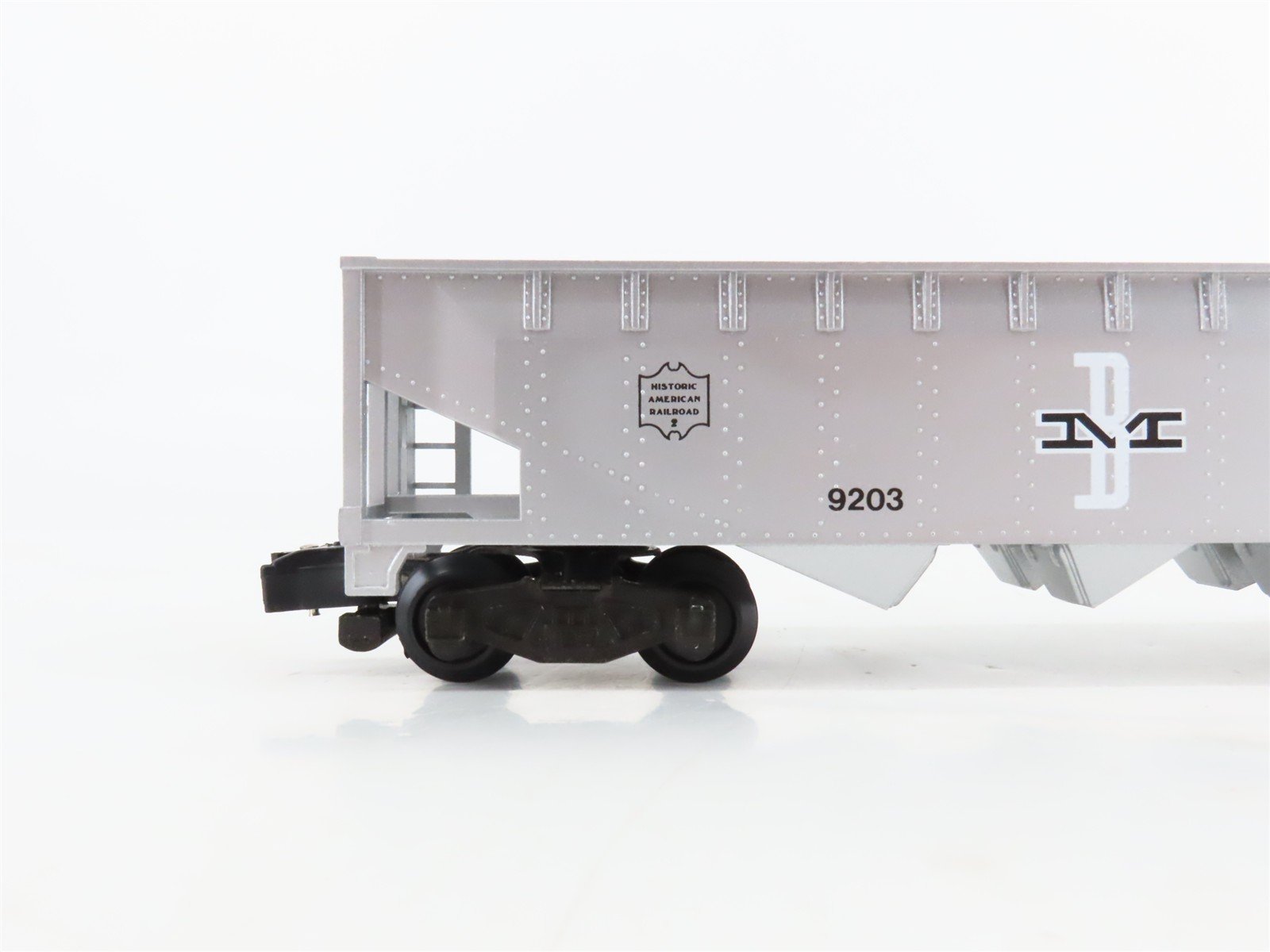 S Scale American Flyer 4-9203 B&M Boston & Maine 3-Bay Open Hopper #9203