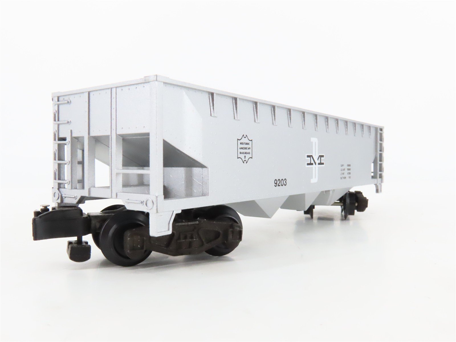 S Scale American Flyer 4-9203 B&M Boston & Maine 3-Bay Open Hopper #9203