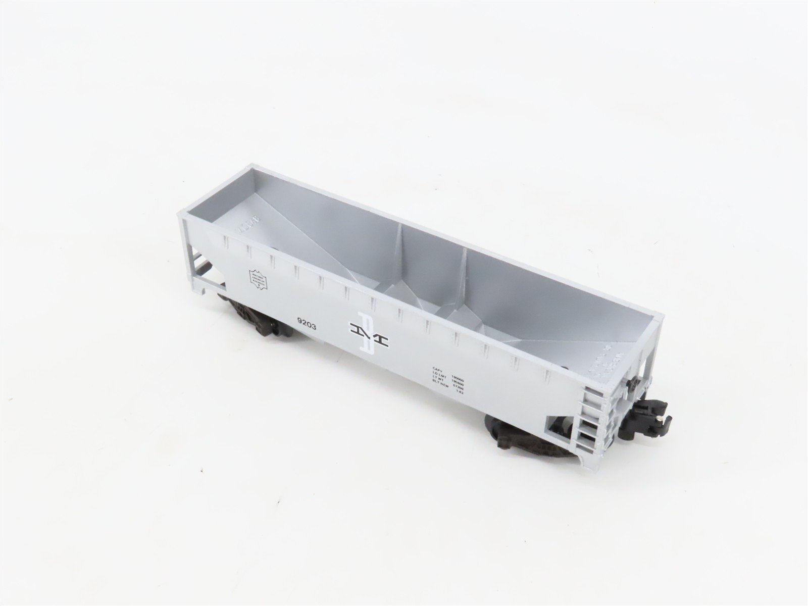 S Scale American Flyer 4-9203 B&M Boston & Maine 3-Bay Open Hopper #9203