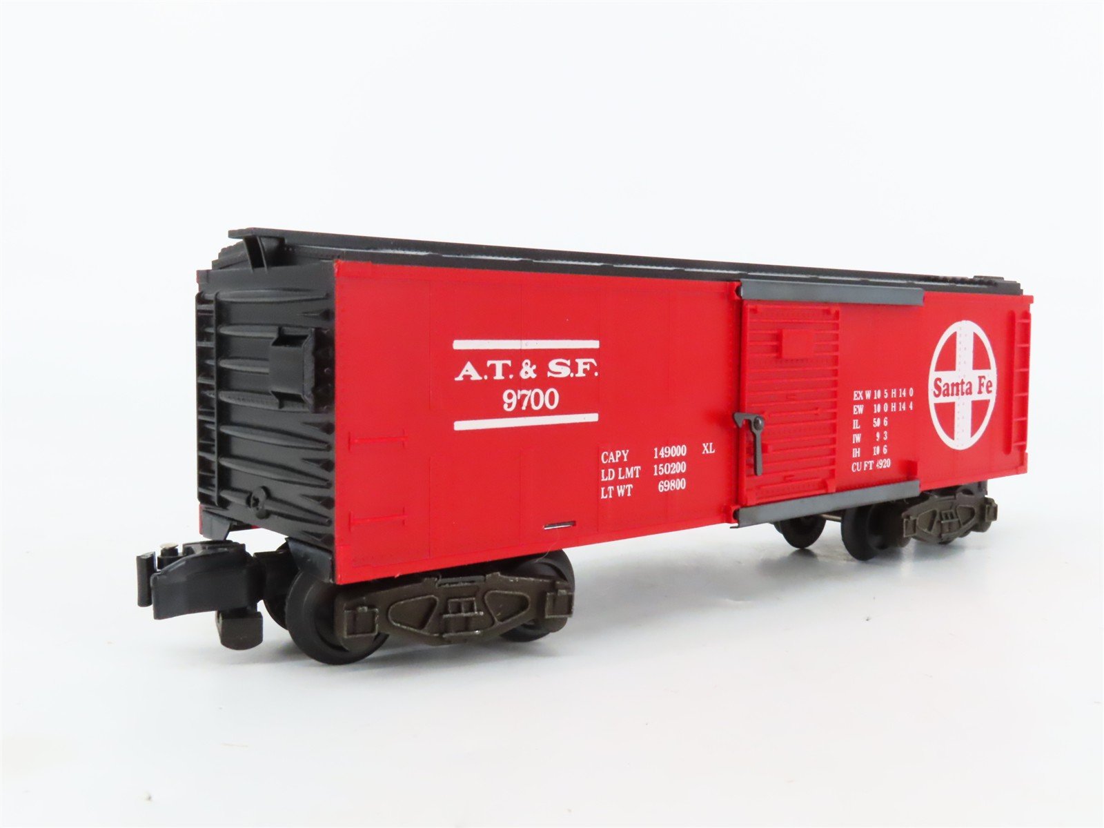 S Scale American Flyer 4-9700 ATSF Santa Fe Boxcar #9700