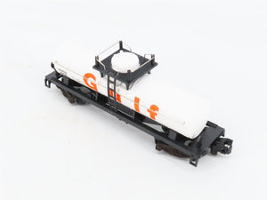 S Scale American Flyers 4-9100 WRNX Gulf Single Dome Tankcar #9100