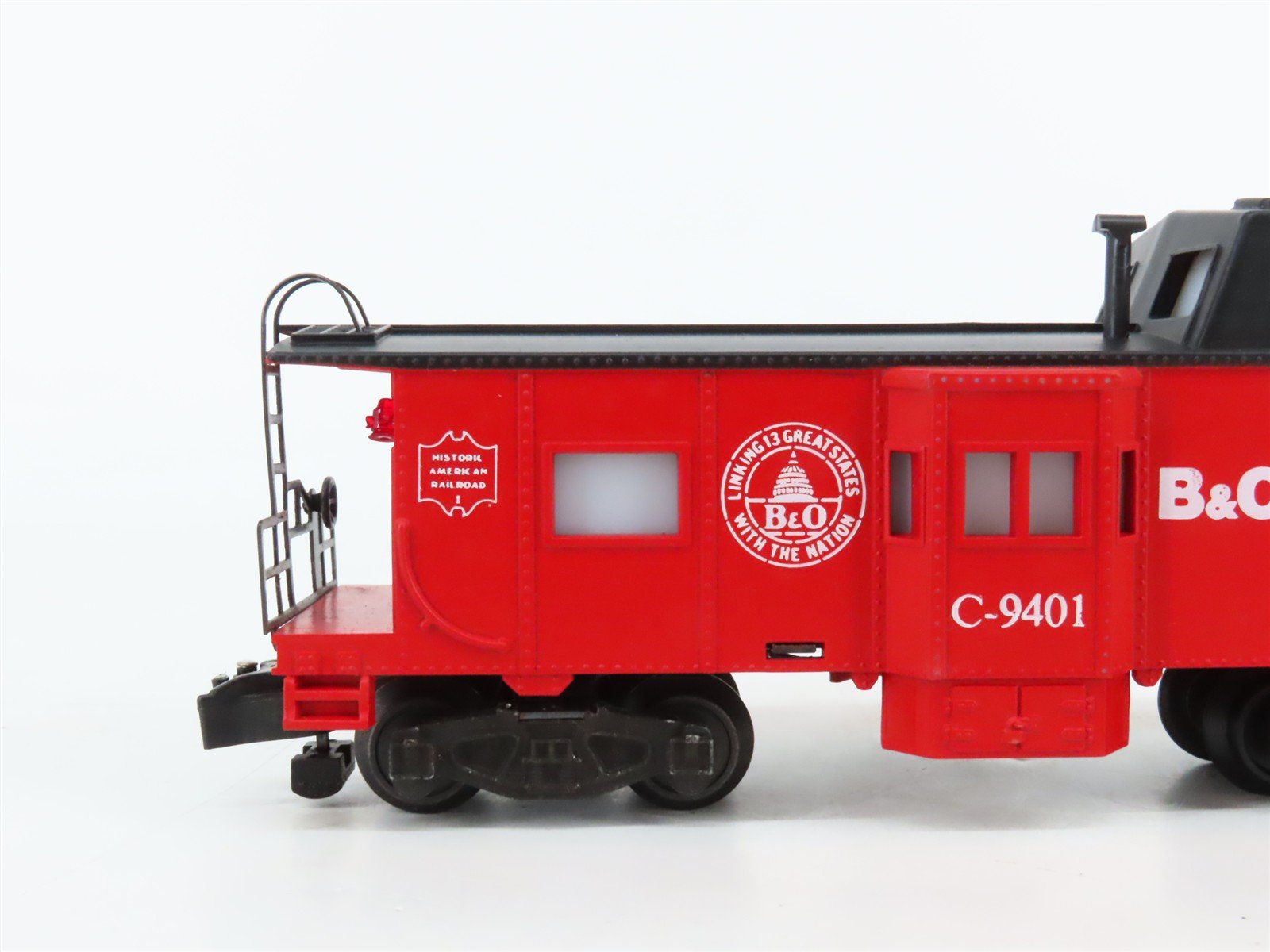 S Scale American Flyer 4-9401 B&O Baltimore & Ohio Caboose #C-9401 w/Light