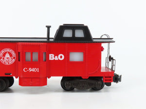 S Scale American Flyer 4-9401 B&O Baltimore & Ohio Caboose #C-9401 w/Light