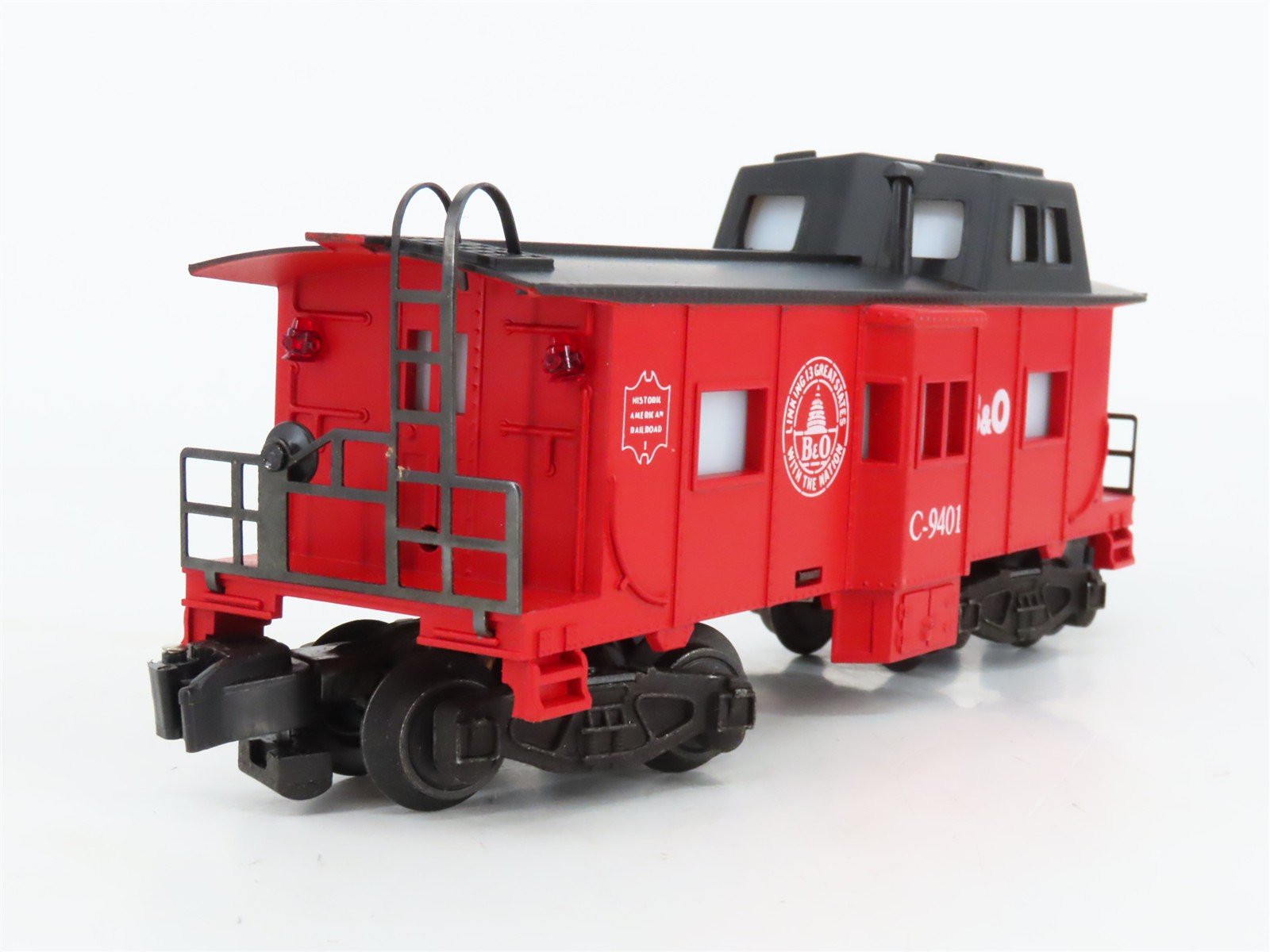 S Scale American Flyer 4-9401 B&O Baltimore & Ohio Caboose #C-9401 w/Light