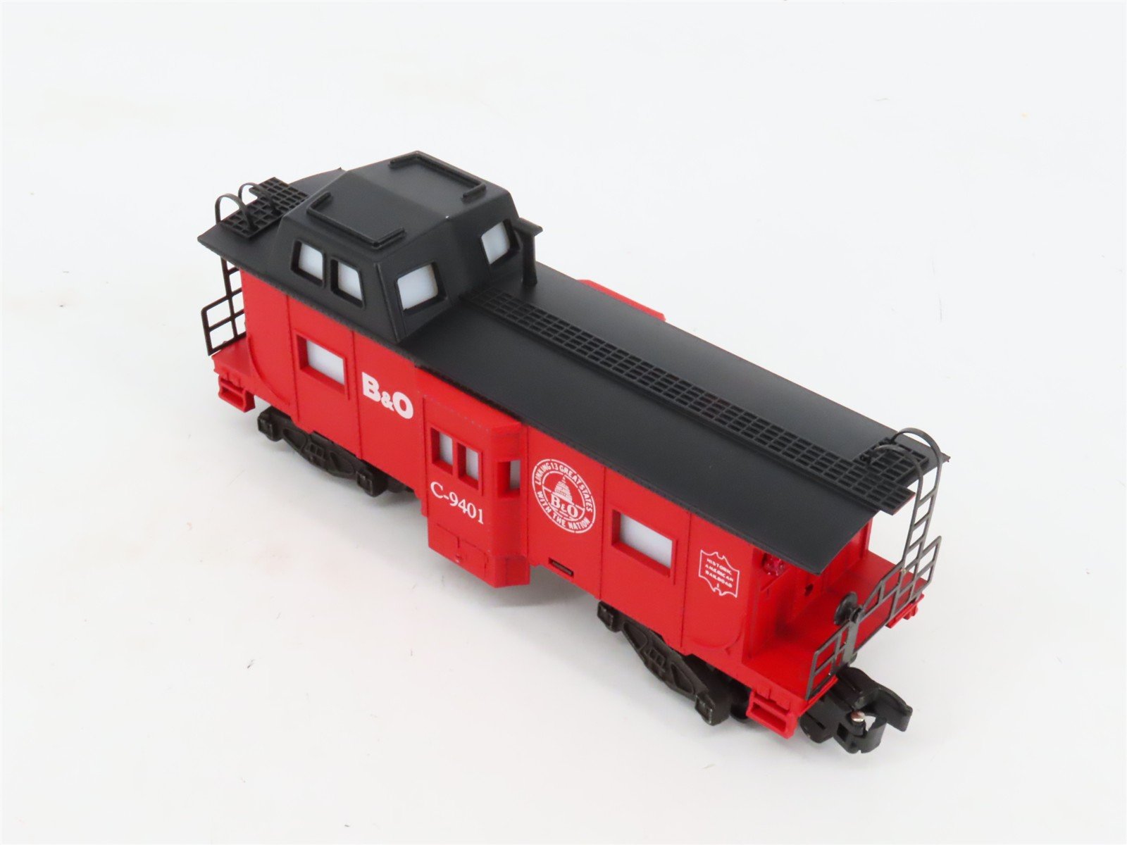 S Scale American Flyer 4-9401 B&O Baltimore & Ohio Caboose #C-9401 w/Light