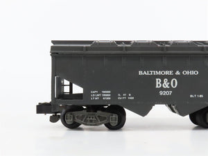S Scale American Flyer 4-9207 B&O Baltimore & Ohio 3-Bay Covered Hopper #9207