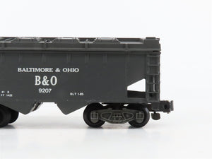 S Scale American Flyer 4-9207 B&O Baltimore & Ohio 3-Bay Covered Hopper #9207