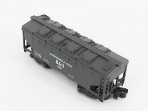 S Scale American Flyer 4-9207 B&O Baltimore & Ohio 3-Bay Covered Hopper #9207
