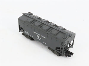 S Scale American Flyer 4-9207 B&O Baltimore & Ohio 3-Bay Covered Hopper #9207