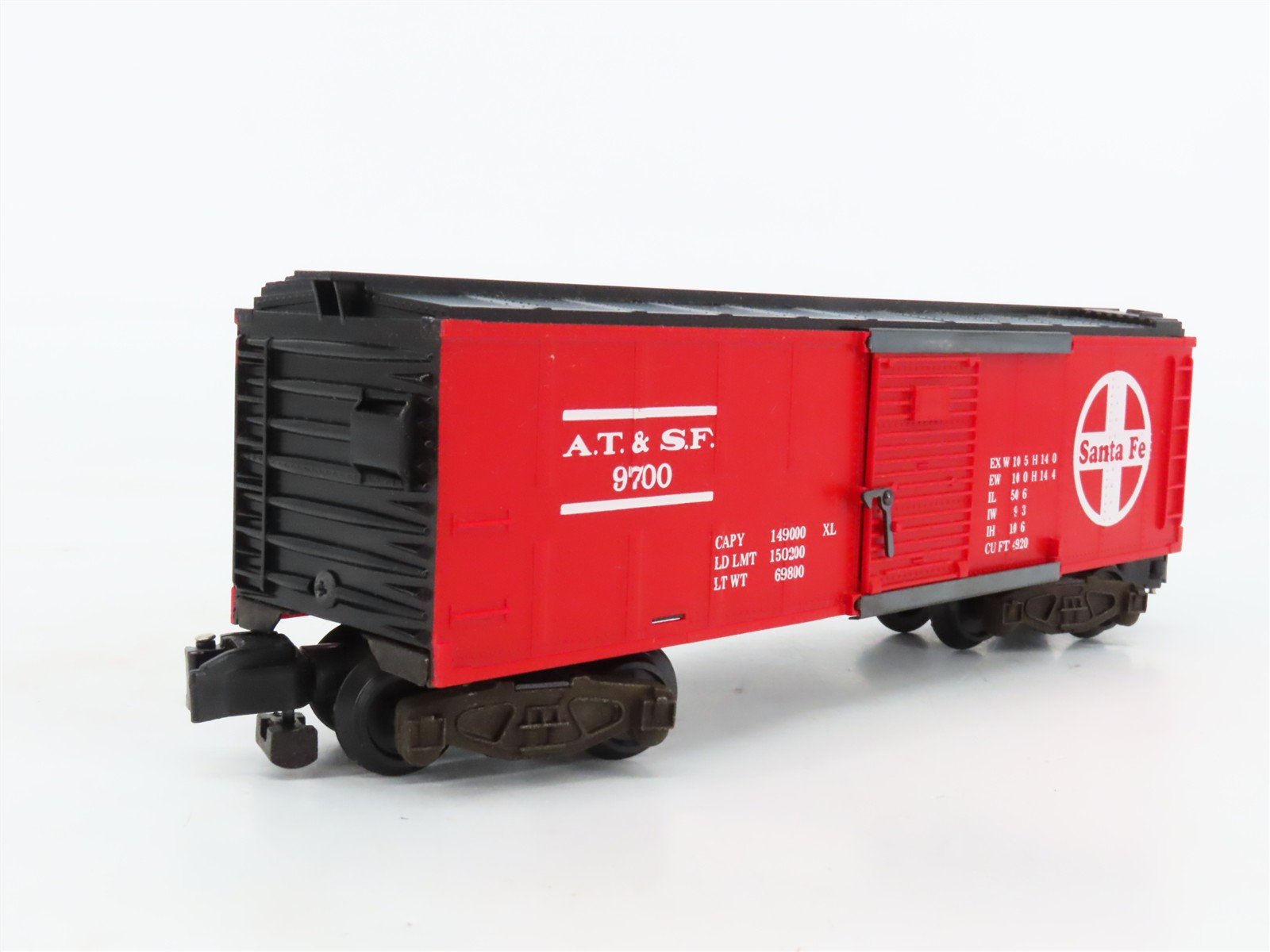 S Scale American Flyer 4-9700 ATSF Santa Fe Boxcar #9700