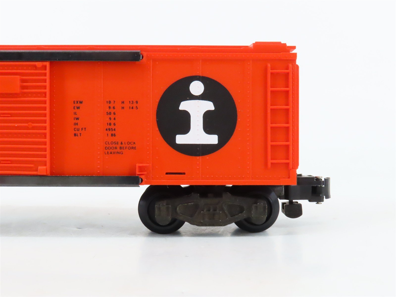 S Scale American Flyer 4-9712 ICG Illinois Central Gulf Boxcar #9712