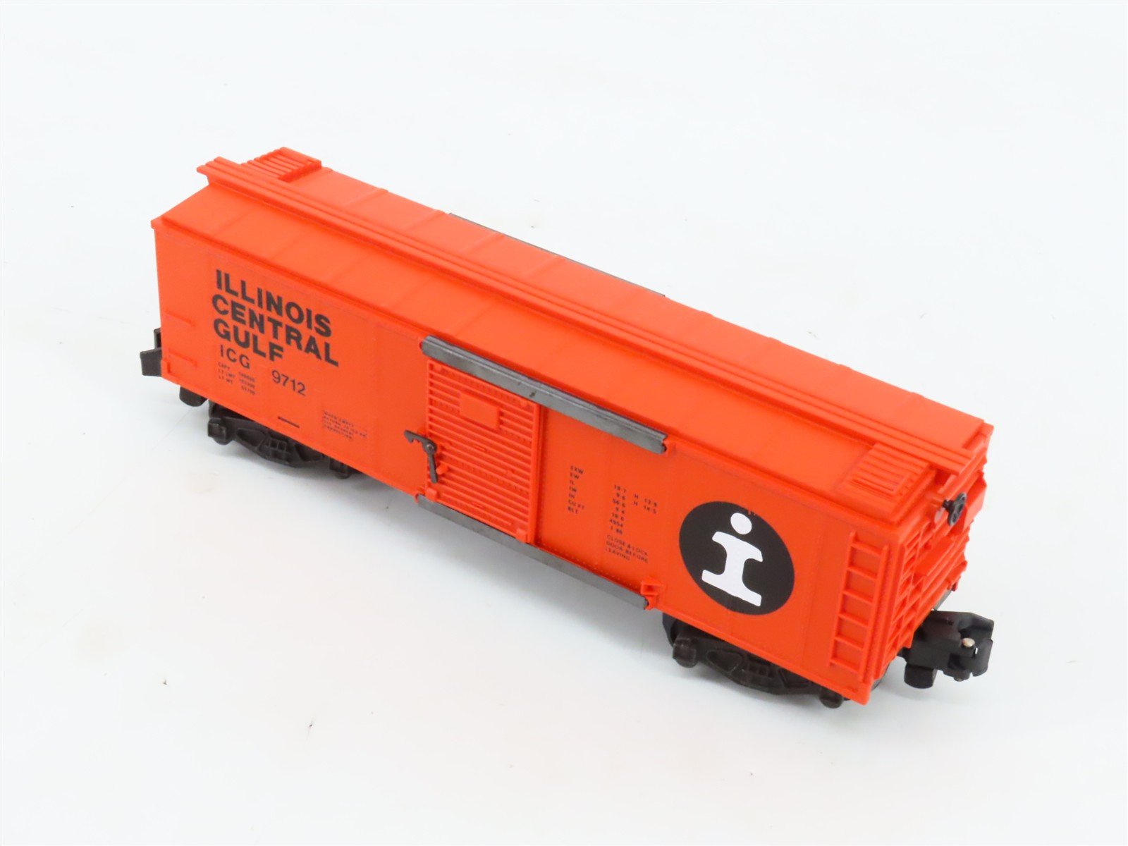 S Scale American Flyer 4-9712 ICG Illinois Central Gulf Boxcar #9712
