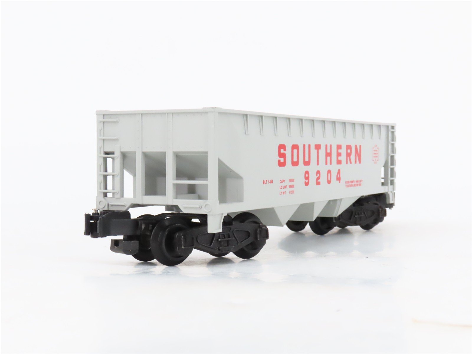 S Scale American Flyer 4-9204 Southern 3-Bay Open Hopper #9204
