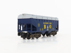 S Scale American Flyer 4-9201 B&O Baltimore & Ohio 3-Bay Covered Hopper #9200