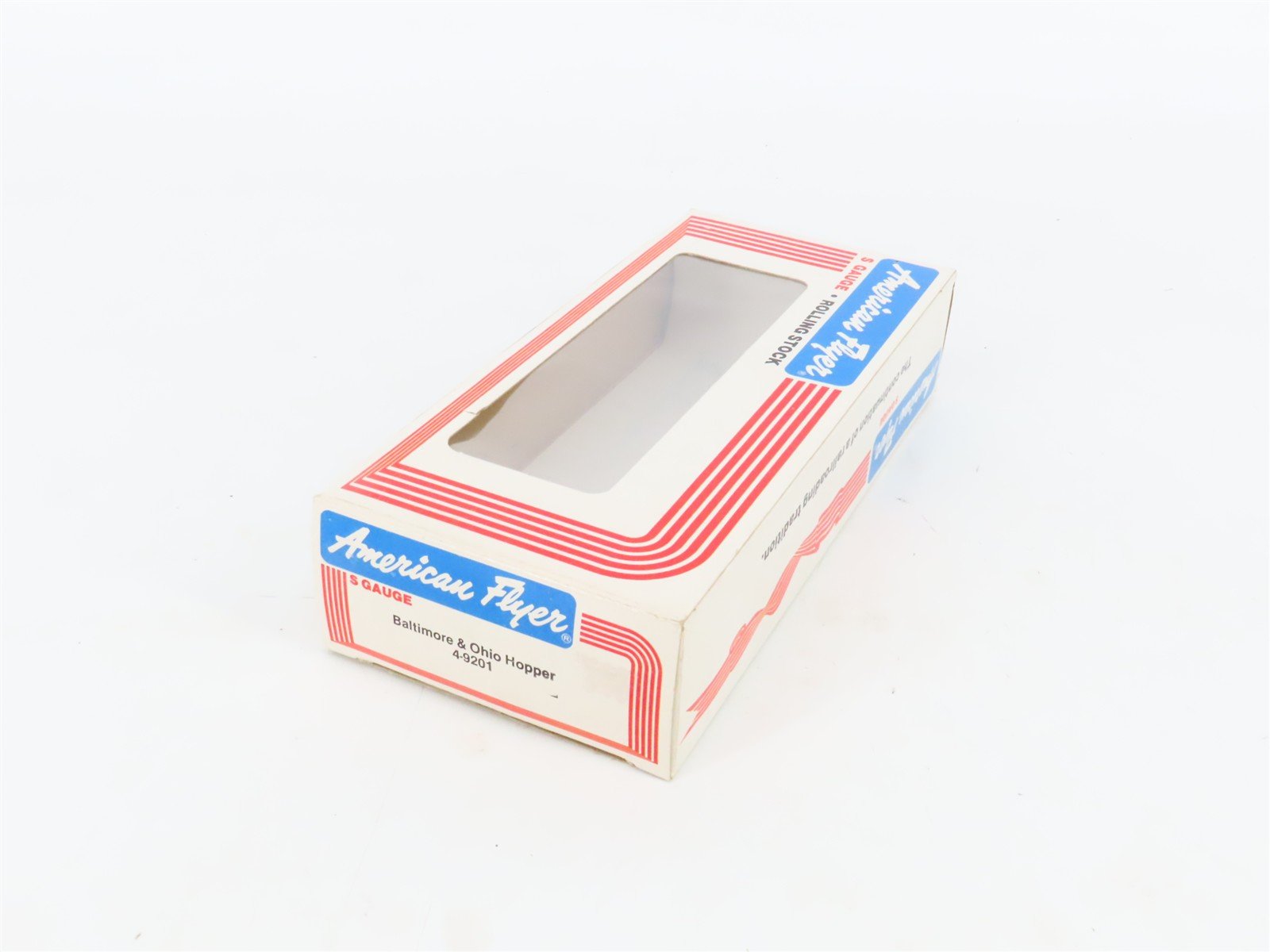 S Scale American Flyer 4-9201 B&O Baltimore & Ohio 3-Bay Covered Hopper #9200
