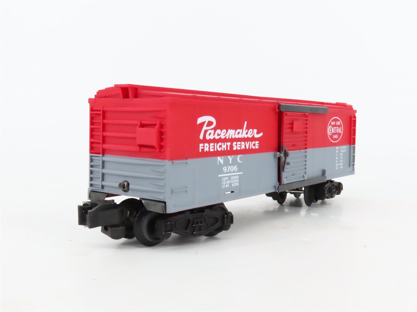S Scale American Flyer 4-9706 NYC New York Central Boxcar #9706