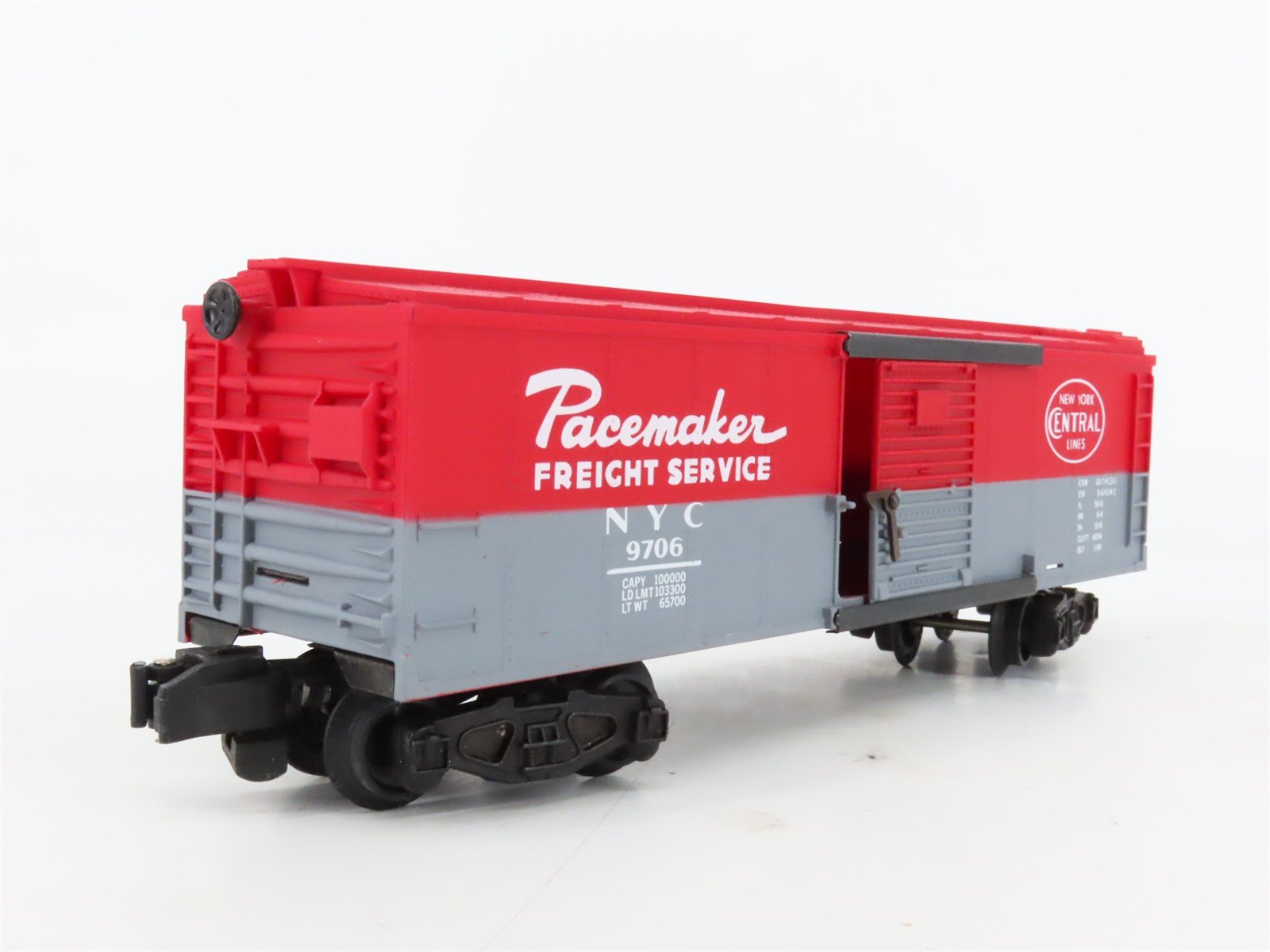 S Scale American Flyer 4-9706 NYC New York Central Boxcar #9706