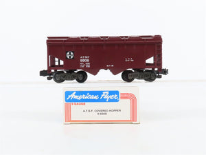 S Scale American Flyer 4-9208 ATSF Santa Fe 2-Bay Covered Hopper #9208