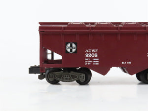 S Scale American Flyer 4-9208 ATSF Santa Fe 2-Bay Covered Hopper #9208