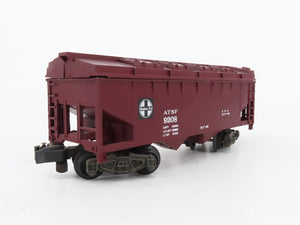 S Scale American Flyer 4-9208 ATSF Santa Fe 2-Bay Covered Hopper #9208
