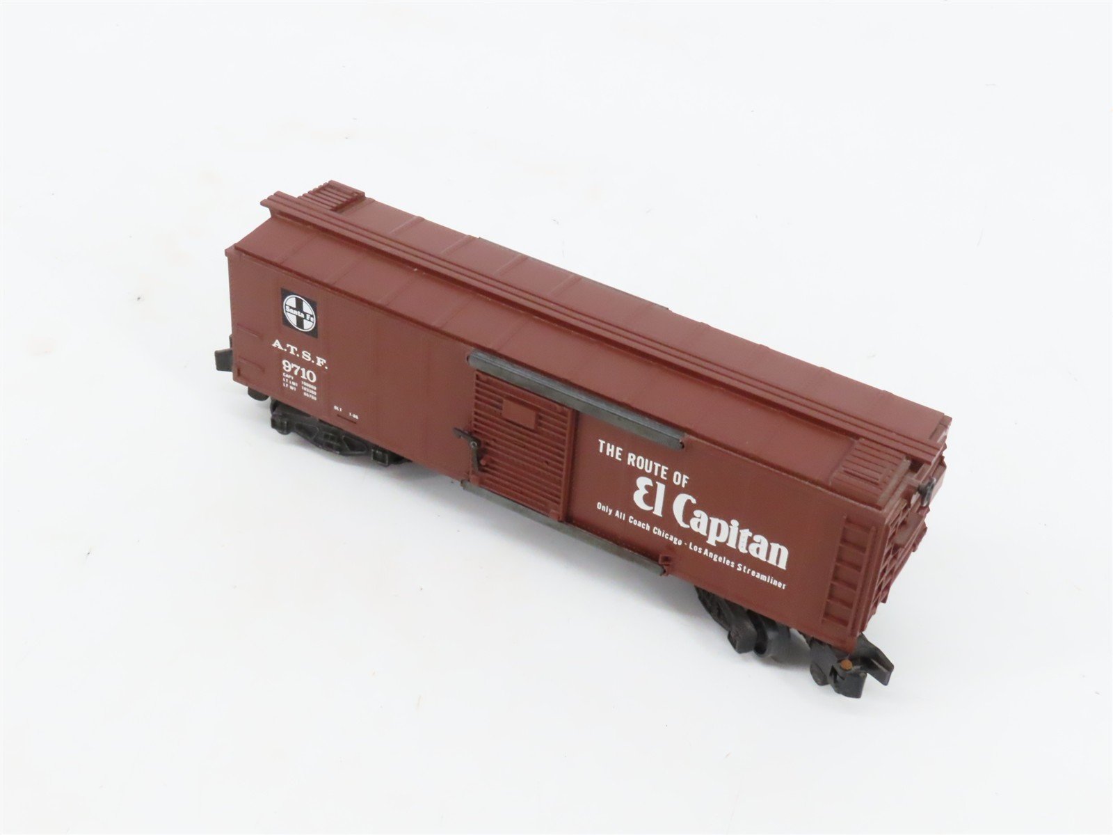 S Scale American Flyer 4-9710 ATSF Santa Fe Boxcar #9710