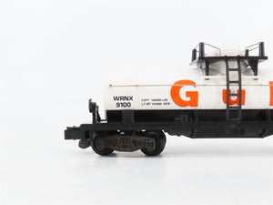 S Scale American Flyer 4-9100 WRNX Gulf Single Dome Tankcar #9100