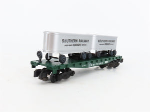 S Scale American Flyer 4-9004 SOU Southern Flatcar #9004 w/Trailers