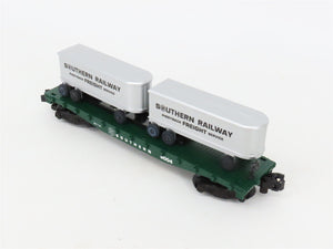 S Scale American Flyer 4-9004 SOU Southern Flatcar #9004 w/Trailers