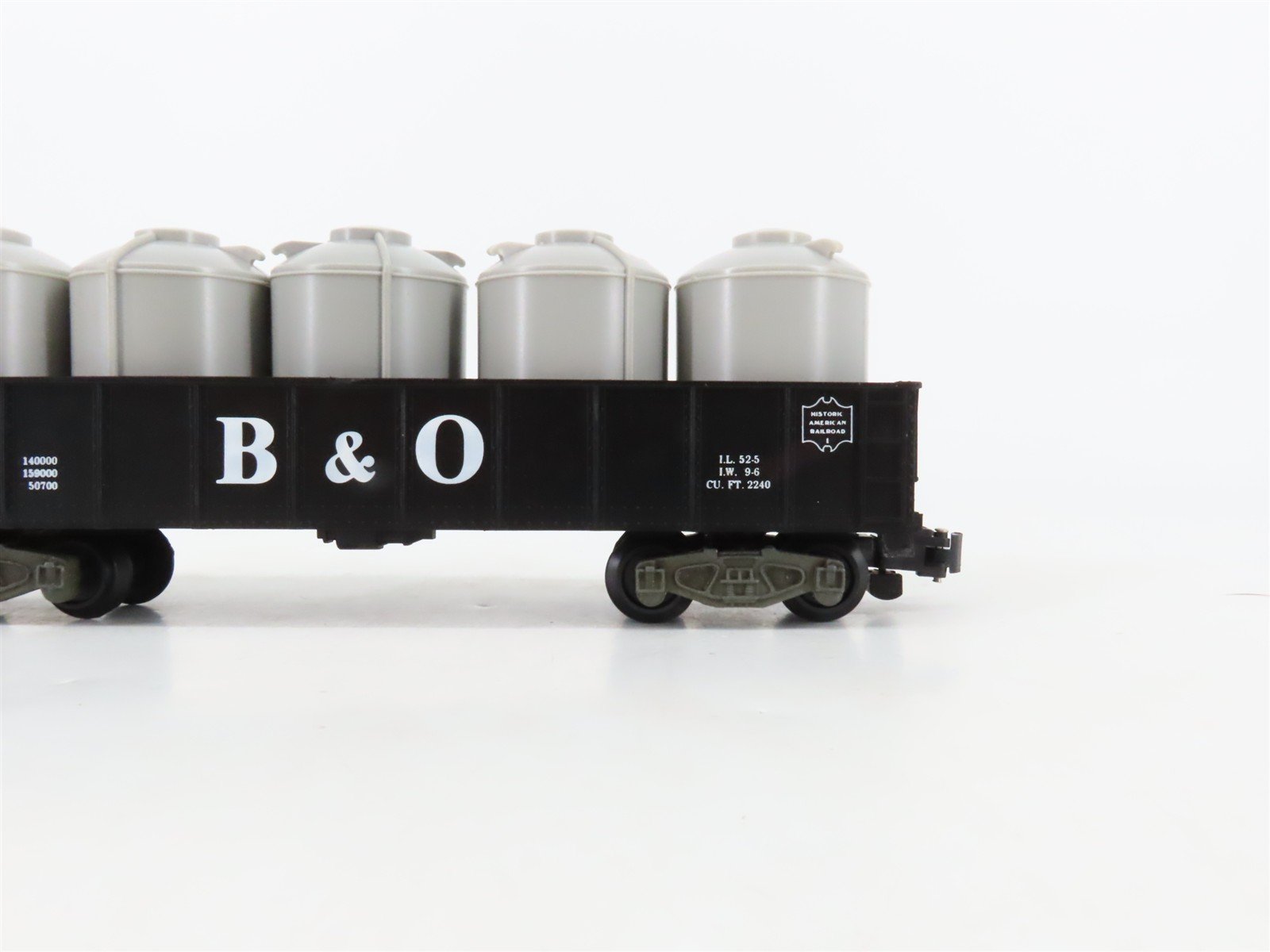 S Scale American Flyer B&O Baltimore & Ohio Gondola #9301 w/Loads