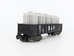S Scale American Flyer B&O Baltimore & Ohio Gondola #9301 w/Loads