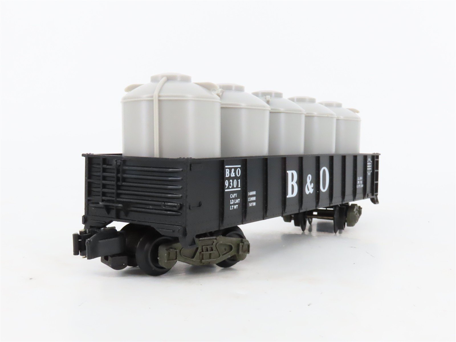 S Scale American Flyer B&O Baltimore & Ohio Gondola #9301 w/Loads