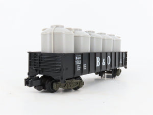 S Scale American Flyer B&O Baltimore & Ohio Gondola #9301 w/Loads