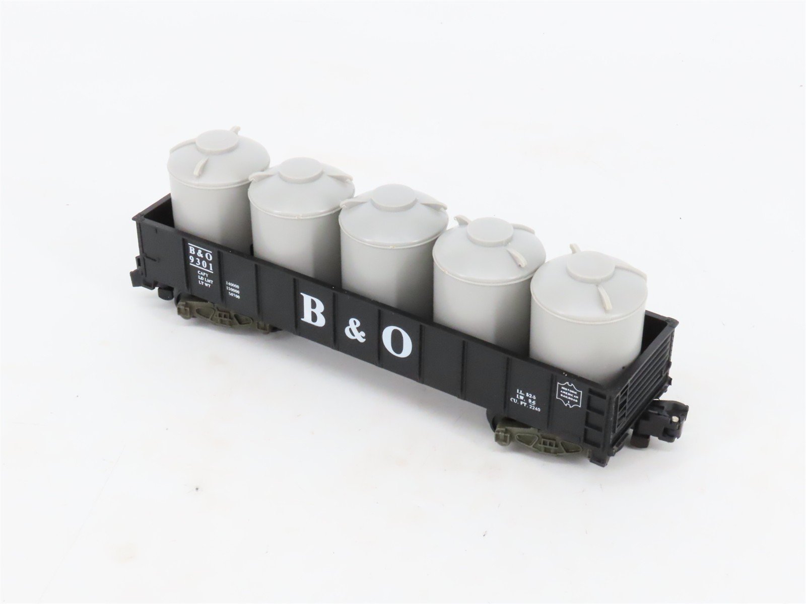 S Scale American Flyer B&O Baltimore & Ohio Gondola #9301 w/Loads