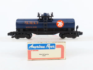 S Scale American Flyer 4-9101 UOCX Union Oil Single Dome Tankcar #9101