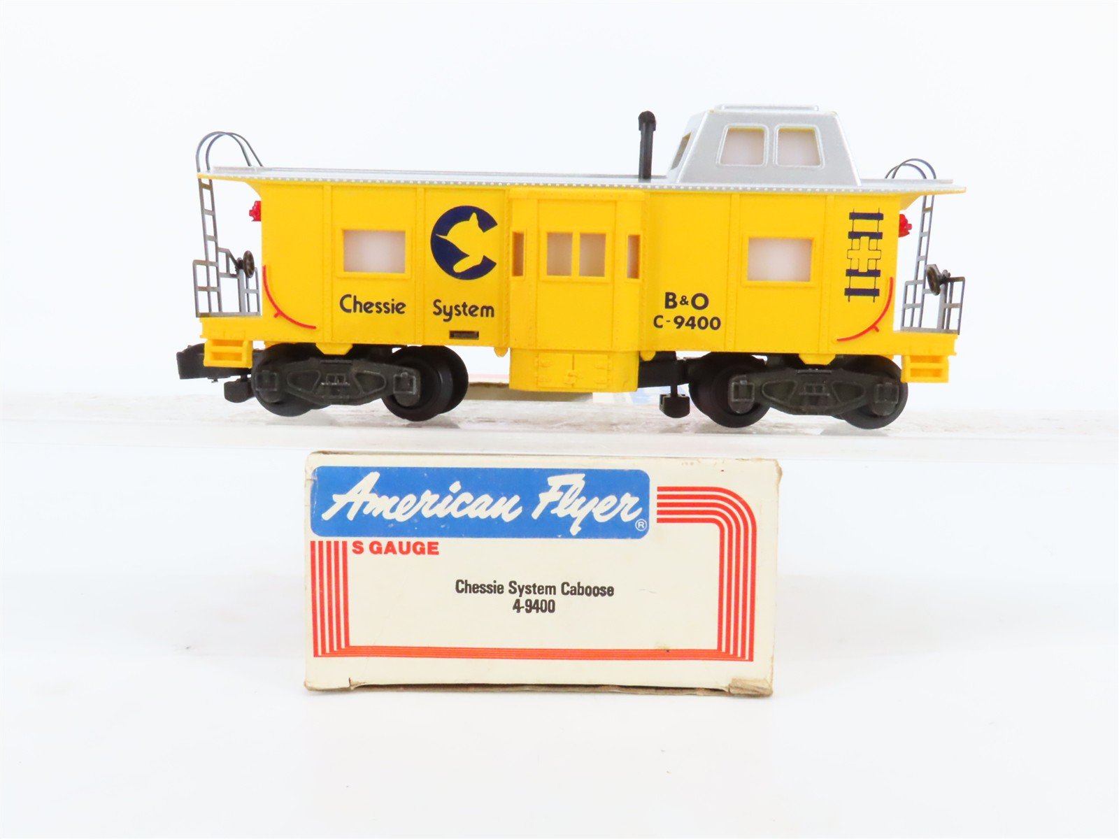 S Scale American Flyer 4-9400 B&O Chessie System Caboose #9400